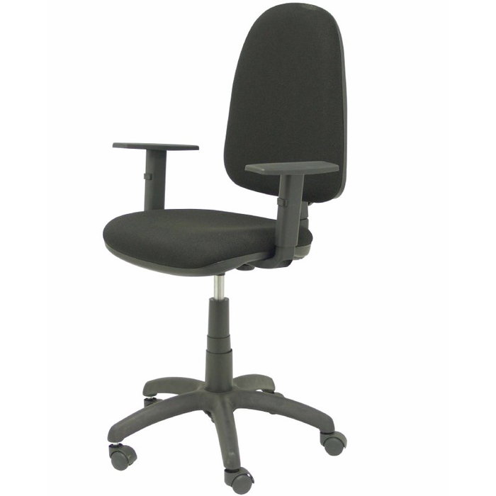 PIQUERAS Y CRESPO Silla de Oficina Aýna Bali Negro con Brazos Regulables
